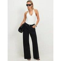River Island Petite Relaxed Straight Wander