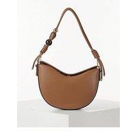 Luella Grey Cora Camel Saddle Crossbody