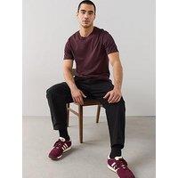 The Very Collection Barrel Fit Jersey Trousers With Stretch - Black