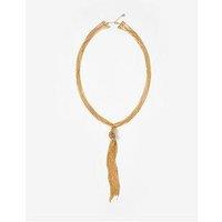 Mint Velvet Gold Tone Knotted Pendant
