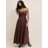 Nobodys Child Jocelyn Midi Dress - Brown