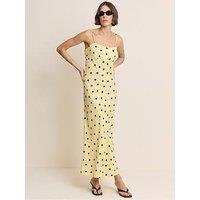 Nobodys Child Debbie Midi Dress - Yellow