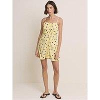 Nobodys Child Cerys Mini Dress - Yellow