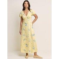 Nobodys Child Iris Midi Dress - Yellow