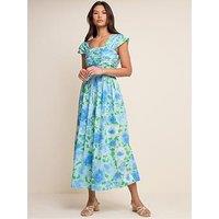 Nobodys Child Mika Midaxi Dress - Blue