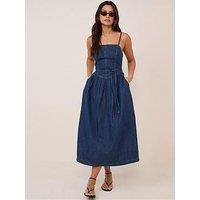 Nobodys Child Jones Denim Midi Dress - Blue