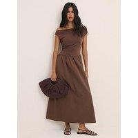 Nobodys Child Beth Midi Dress - Brown