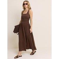 Nobodys Child Natalie Midi Dress - Brown