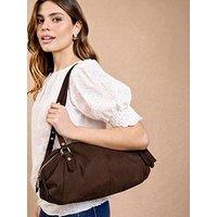 Little Mistress Choc Slouch Bag