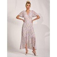 Jolie Moi Wrap Midaxi Dress