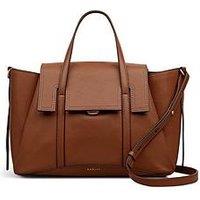 Radley The Chancery Medium Flapover Grab Cognac
