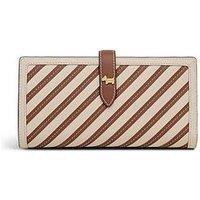 Radley Willis Street Stripe Large Bifold Wallet - Salt Brown