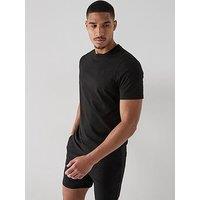 Gym King Mens Victory Jersey T-Shirt- Black