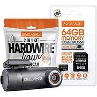 Road Angel Halo Drive 2 1440P Dash Cam Inc 64Gb Microsd Card & Hardwiring Kit