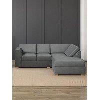 Aspire Modo Right Hand Corner L Shape Sofa - Velvet