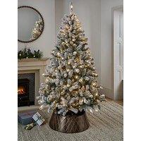 The Very Collection 7Ft Pre Lit Flocked Emperor Tree