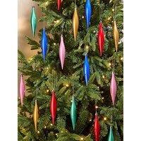 The Very Collection Pack Of 25 Tear Drop More The Merrier Christmas Tree Baubles
