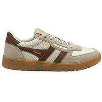 Gola Womens Hawk 83 Trainer - Beige/Brown