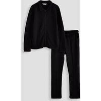 The Very Collection Boys Pocket Detail Zip Jacket And Trousers Set - Black