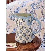 Cath Kidston Cath Kidston Blue Bow Ceramic Jug Vase