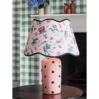 Cath Kidston Cath Kidston Pink Cowgirl Scallop Spot Table Lamp