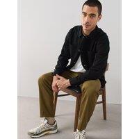 The Very Collection Pure Cotton Tapered Twill Trouser - Khaki