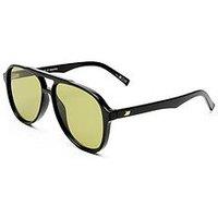 Le Specs Aviator Tragic Magic Sunglasses - Black