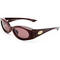 Le Specs Wrap Glaciem Sunglasses - Red