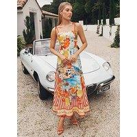 Forever New Sicilia Printed Midi Dress