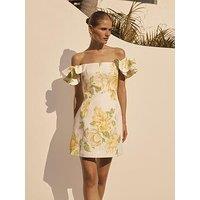 Forever New Kenzie Off Shoulder Ruffle Mini - Multi
