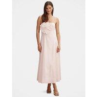 Forever New Nicolette Flower Midi Dress - Pink