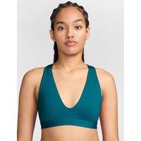 Nike Womens Indy Dri-Fit Light Support Sports Bra - Bright Spruce/Black