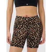 Sweaty Betty Womens Training Power 6" Biker Shorts - Brown
