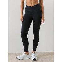Sweaty Betty Womens Training All Day 7/8 Wrap Waist Leggings - Black
