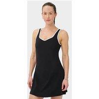 Sweaty Betty Womens Training Tennis Dress Sweetheart Neckline - Black