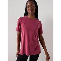 Sweaty Betty Womens Yoga Soft Flow Studio Longline Tee - Pink