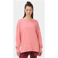 Sweaty Betty Womens Training After Class Longline Sweatshirt - Pink