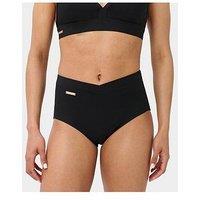 Sweaty Betty Womens Training Wrap Front High Waist Bikini Brief - Black
