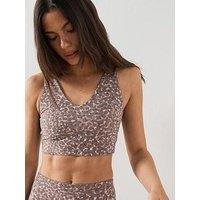 Sweaty Betty Womens Yoga Ultimate Studio Voop Bra - Beige