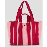 Sweaty Betty Womens Training Canvas Printed Tote Bag - Pink