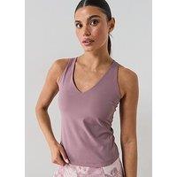 Sweaty Betty Womens Yoga Ultimate Studio Strappy Back Tank Top - Purple
