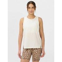 Sweaty Betty Womens Training Ultimate Train Loose Rib Tank - White