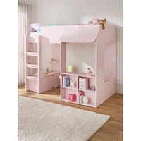 The Very Collection Blaydon High Sleeper With Mattress Options (Buy & Save!) - Pink - Fsc Certified - Bed Frame Only