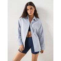 Sweaty Betty Womens Summer Stripe Shirt - Blue