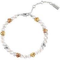 Radley Two Tone Pearl And Heart Bracelet
