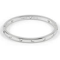 Radley Silver Cut Out Heart & Dog Bangle
