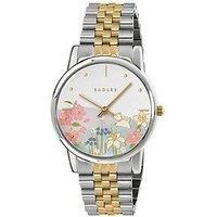 Radley Spring Meadows Silver & Pale Gold Plated Stainless Steel Bracelet Watch