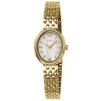 Radley Mother Of Pearl Dial Oval Pale Gold Plated Stainless Steel Bracelet Watch