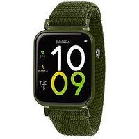 Tikkers Smart Series 13 Green Velcro Strap Smart Watch