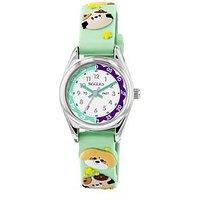 Tikkers 3D Animal Aqua Silicone Strap Watch